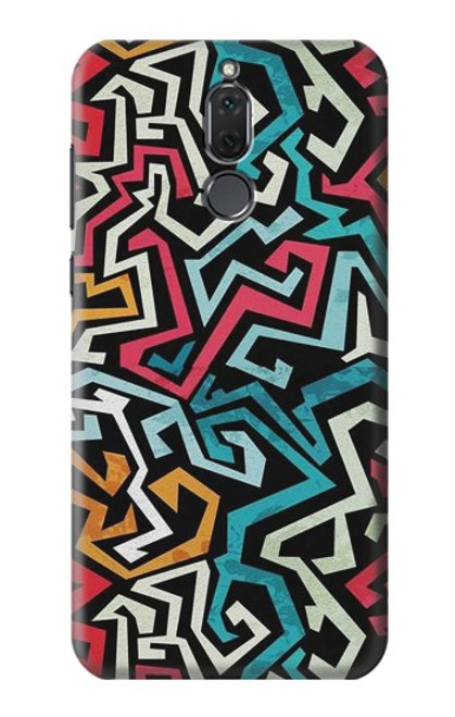 S3712 Pop Art Pattern Hülle Schutzhülle Taschen für Huawei Mate 10 Lite