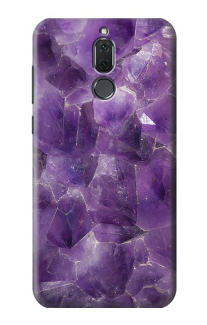 S3713 Purple Quartz Amethyst Graphic Printed Hülle Schutzhülle Taschen für Huawei Mate 10 Lite