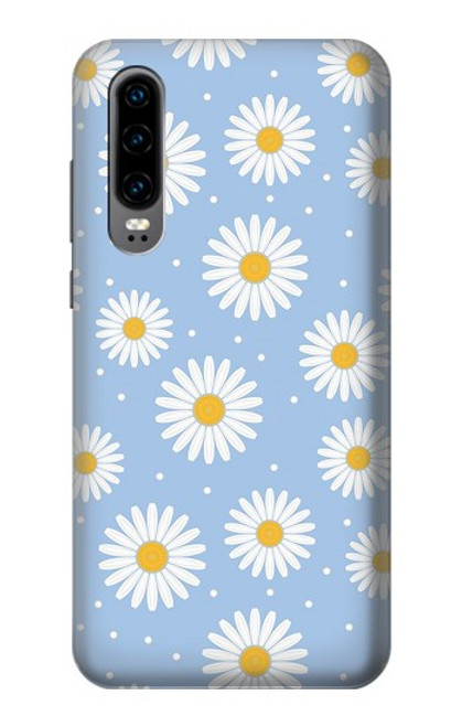 S3681 Daisy Flowers Pattern Hülle Schutzhülle Taschen für Huawei P30