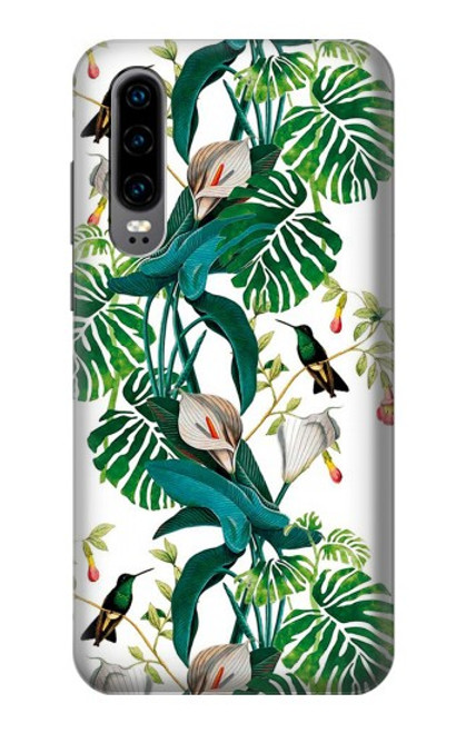 S3697 Leaf Life Birds Hülle Schutzhülle Taschen für Huawei P30