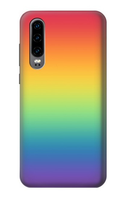 S3698 LGBT Gradient Pride Flag Hülle Schutzhülle Taschen für Huawei P30