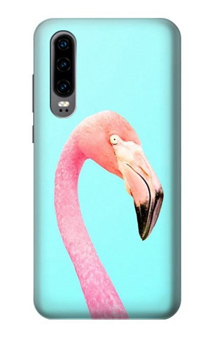 S3708 Pink Flamingo Hülle Schutzhülle Taschen für Huawei P30