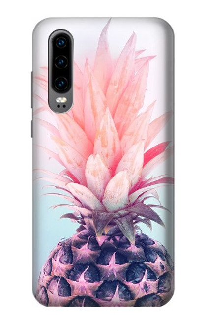 S3711 Pink Pineapple Hülle Schutzhülle Taschen für Huawei P30
