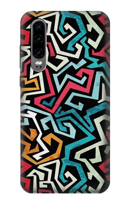 S3712 Pop Art Pattern Hülle Schutzhülle Taschen für Huawei P30