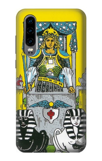 S3739 Tarot Card The Chariot Hülle Schutzhülle Taschen für Huawei P30