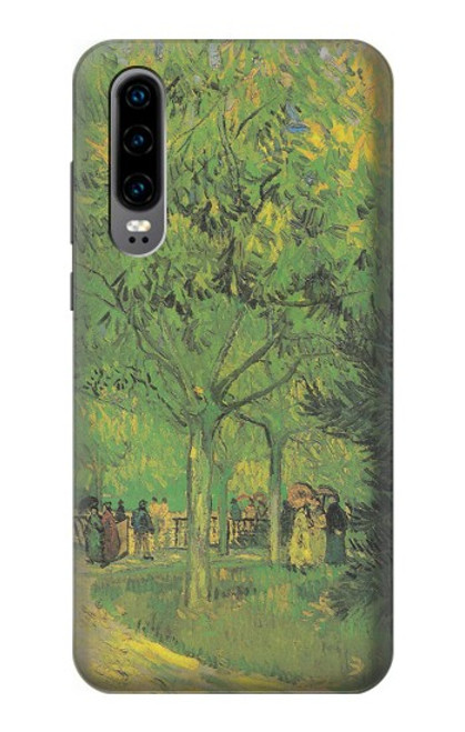 S3748 Van Gogh A Lane in a Public Garden Hülle Schutzhülle Taschen für Huawei P30