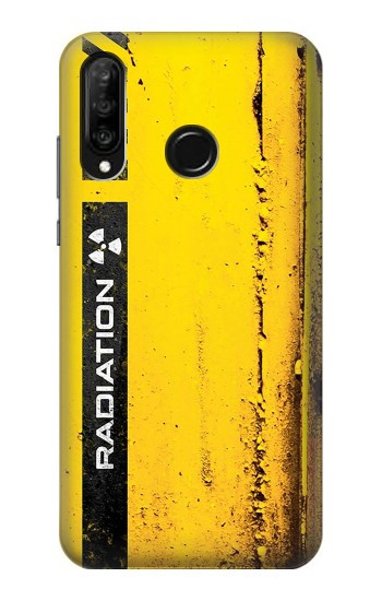 S3714 Radiation Warning Hülle Schutzhülle Taschen für Huawei P30 lite