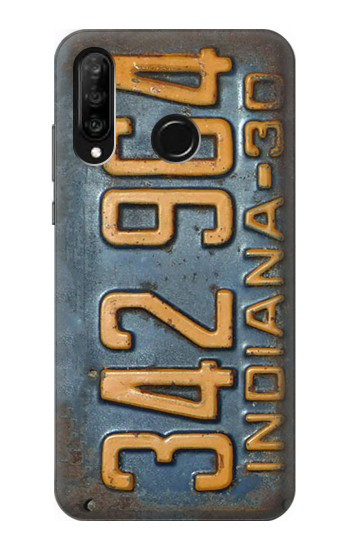 S3750 Vintage Vehicle Registration Plate Hülle Schutzhülle Taschen für Huawei P30 lite