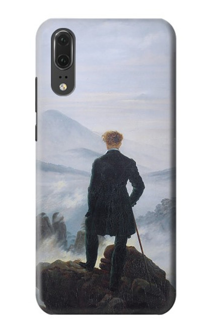 S3789 Wanderer above the Sea of Fog Hülle Schutzhülle Taschen für Huawei P20