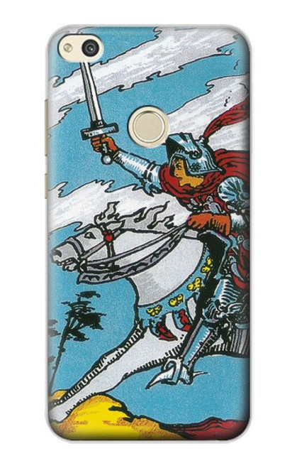 S3731 Tarot Card Knight of Swords Hülle Schutzhülle Taschen für Huawei P8 Lite (2017)