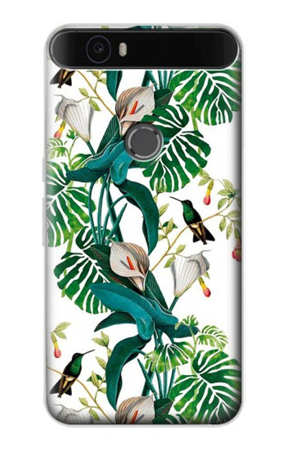 S3697 Leaf Life Birds Hülle Schutzhülle Taschen für Huawei Nexus 6P