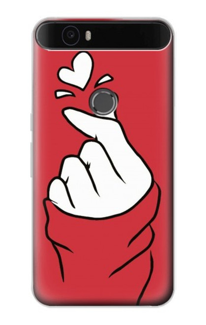 S3701 Mini Heart Love Sign Hülle Schutzhülle Taschen für Huawei Nexus 6P