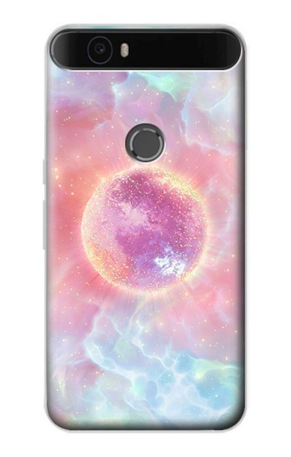 S3709 Pink Galaxy Hülle Schutzhülle Taschen für Huawei Nexus 6P