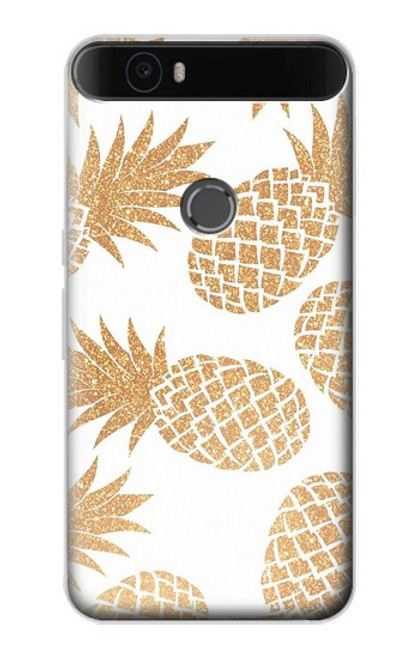 S3718 Seamless Pineapple Hülle Schutzhülle Taschen für Huawei Nexus 6P