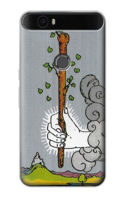 S3723 Tarot Card Age of Wands Hülle Schutzhülle Taschen für Huawei Nexus 6P