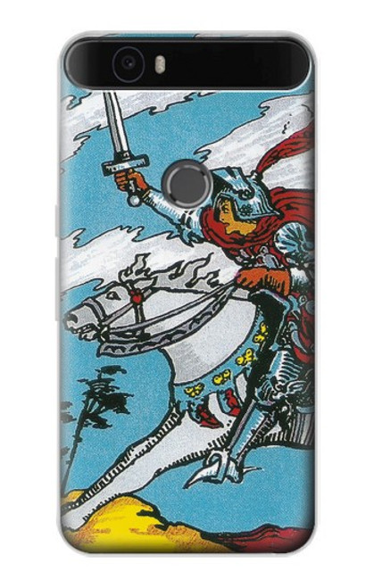 S3731 Tarot Card Knight of Swords Hülle Schutzhülle Taschen für Huawei Nexus 6P