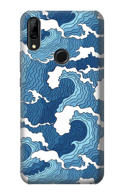 S3751 Wave Pattern Hülle Schutzhülle Taschen für Huawei P Smart Z, Y9 Prime 2019