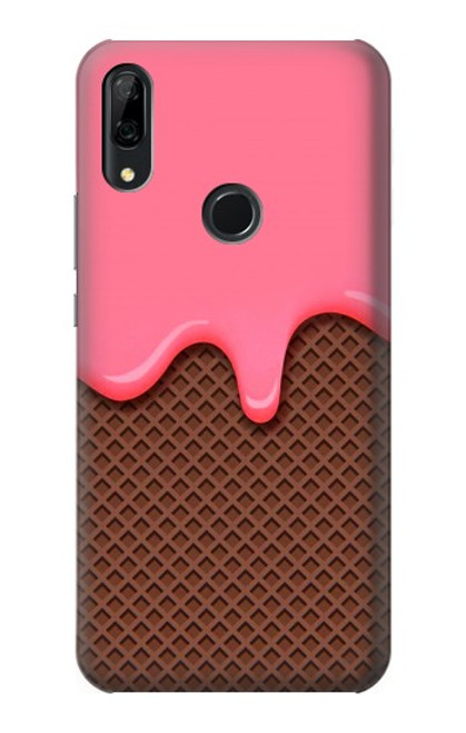 S3754 Strawberry Ice Cream Cone Hülle Schutzhülle Taschen für Huawei P Smart Z, Y9 Prime 2019