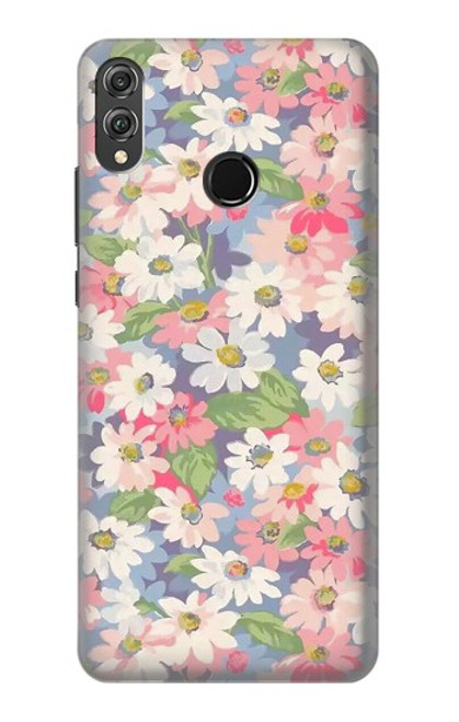 S3688 Floral Flower Art Pattern Hülle Schutzhülle Taschen für Huawei Honor 8X