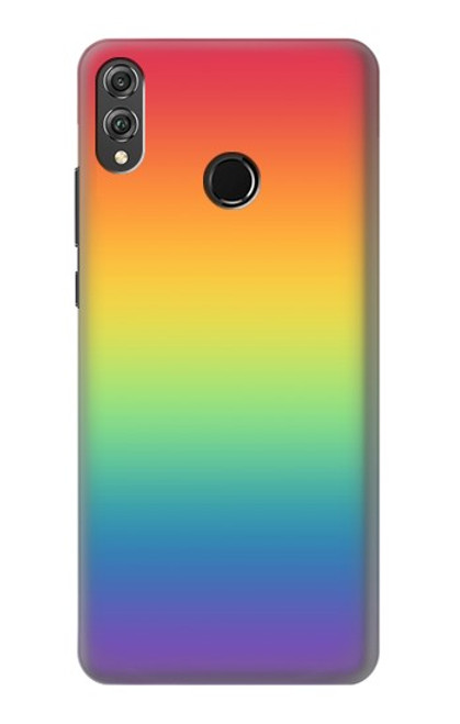 S3698 LGBT Gradient Pride Flag Hülle Schutzhülle Taschen für Huawei Honor 8X