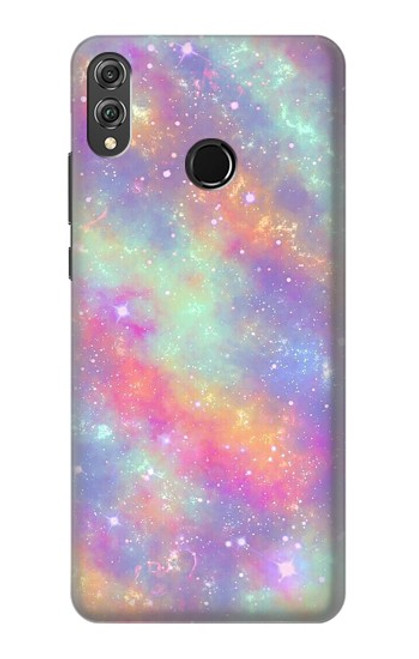 S3706 Pastel Rainbow Galaxy Pink Sky Hülle Schutzhülle Taschen für Huawei Honor 8X