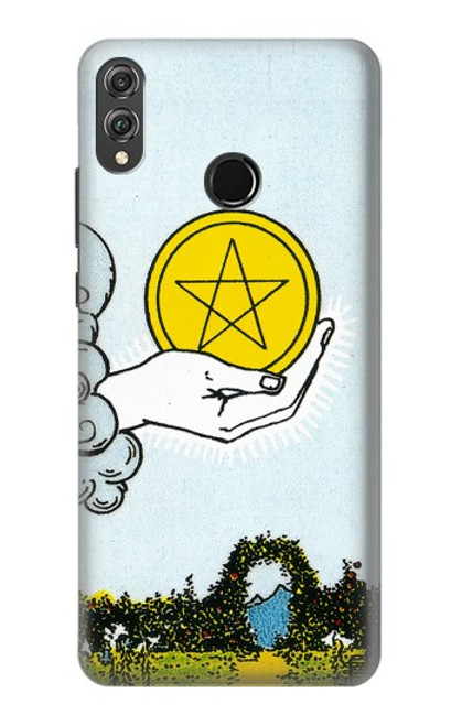 S3722 Tarot Card Ace of Pentacles Coins Hülle Schutzhülle Taschen für Huawei Honor 8X