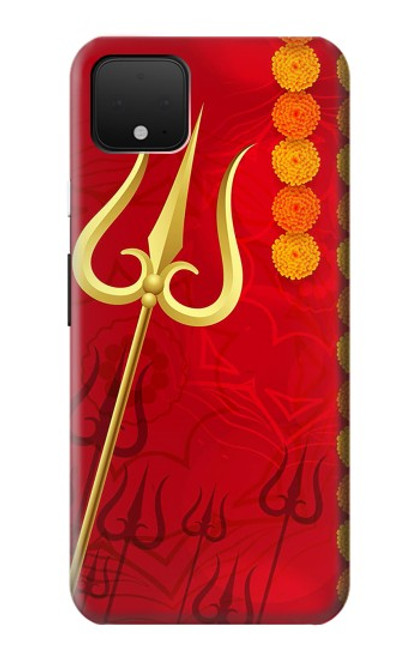 S3788 Shiv Trishul Hülle Schutzhülle Taschen für Google Pixel 4