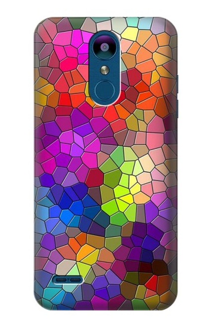 S3677 Colorful Brick Mosaics Hülle Schutzhülle Taschen für LG K8 (2018)