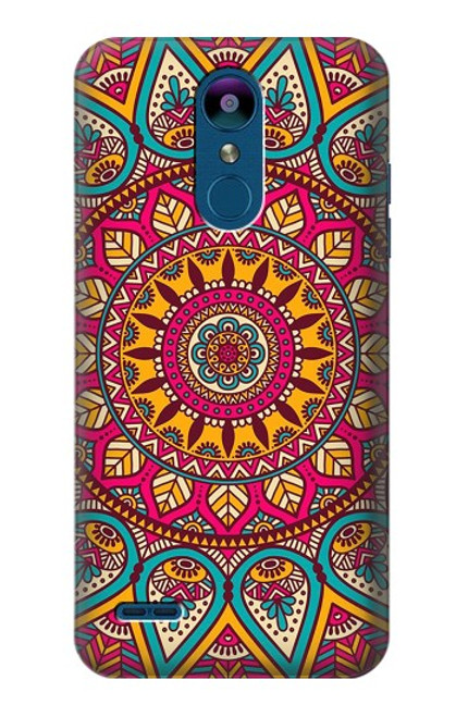 S3694 Hippie Art Pattern Hülle Schutzhülle Taschen für LG K8 (2018)