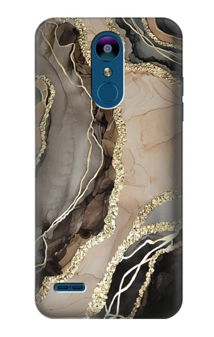 S3700 Marble Gold Graphic Printed Hülle Schutzhülle Taschen für LG K8 (2018)