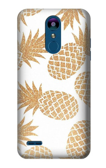 S3718 Seamless Pineapple Hülle Schutzhülle Taschen für LG K8 (2018)