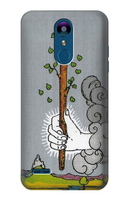 S3723 Tarot Card Age of Wands Hülle Schutzhülle Taschen für LG K8 (2018)