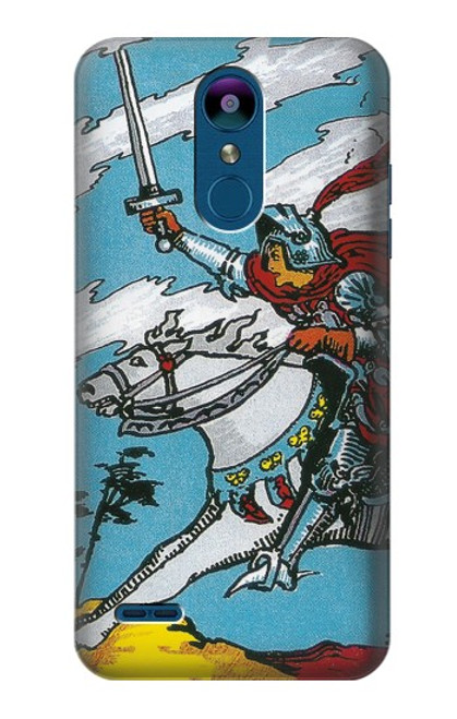 S3731 Tarot Card Knight of Swords Hülle Schutzhülle Taschen für LG K8 (2018)