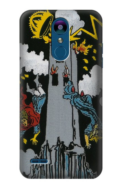 S3745 Tarot Card The Tower Hülle Schutzhülle Taschen für LG K8 (2018)