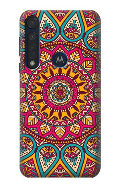 S3694 Hippie Art Pattern Hülle Schutzhülle Taschen für Motorola Moto G8 Plus