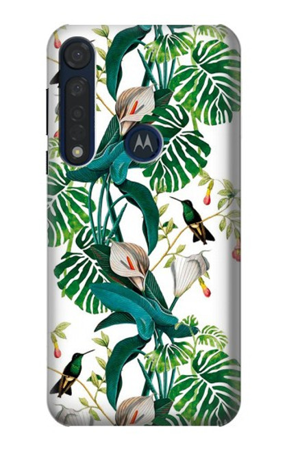 S3697 Leaf Life Birds Hülle Schutzhülle Taschen für Motorola Moto G8 Plus