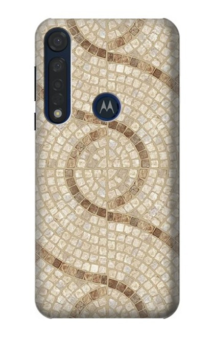 S3703 Mosaic Tiles Hülle Schutzhülle Taschen für Motorola Moto G8 Plus