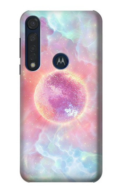 S3709 Pink Galaxy Hülle Schutzhülle Taschen für Motorola Moto G8 Plus