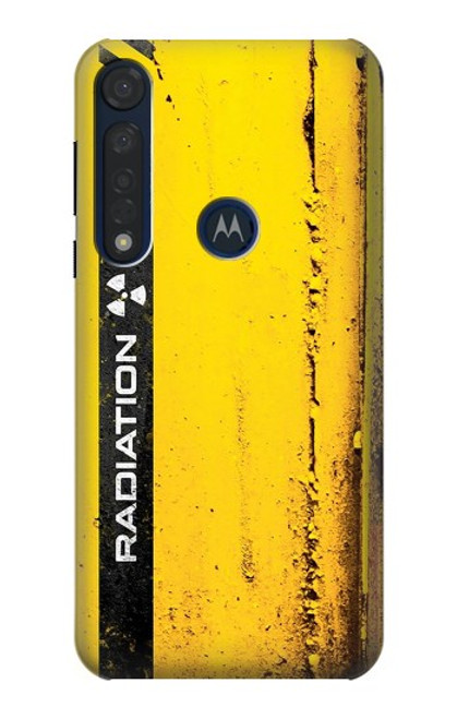 S3714 Radiation Warning Hülle Schutzhülle Taschen für Motorola Moto G8 Plus