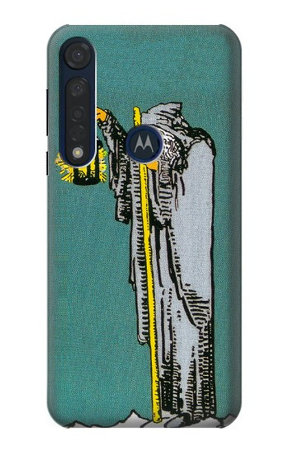 S3741 Tarot Card The Hermit Hülle Schutzhülle Taschen für Motorola Moto G8 Plus