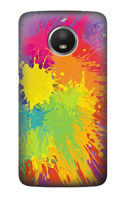 S3675 Color Splash Hülle Schutzhülle Taschen für Motorola Moto E4 Plus