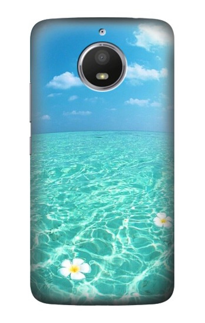 S3720 Summer Ocean Beach Hülle Schutzhülle Taschen für Motorola Moto E4 Plus