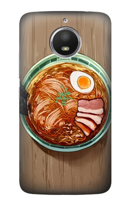 S3756 Ramen Noodles Hülle Schutzhülle Taschen für Motorola Moto E4 Plus