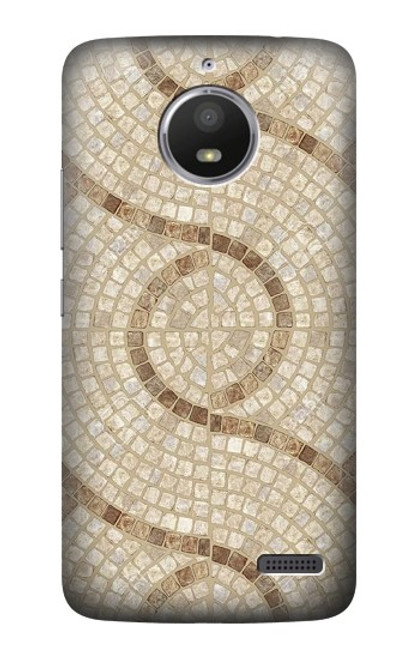 S3703 Mosaic Tiles Hülle Schutzhülle Taschen für Motorola Moto E4