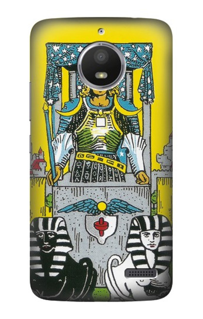 S3739 Tarot Card The Chariot Hülle Schutzhülle Taschen für Motorola Moto E4