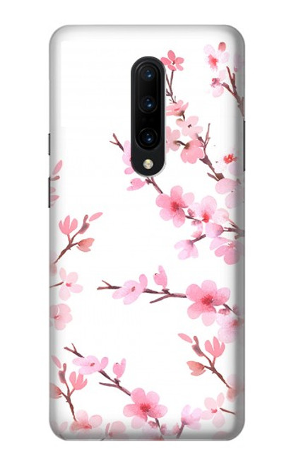 S3707 Pink Cherry Blossom Spring Flower Hülle Schutzhülle Taschen für OnePlus 7 Pro
