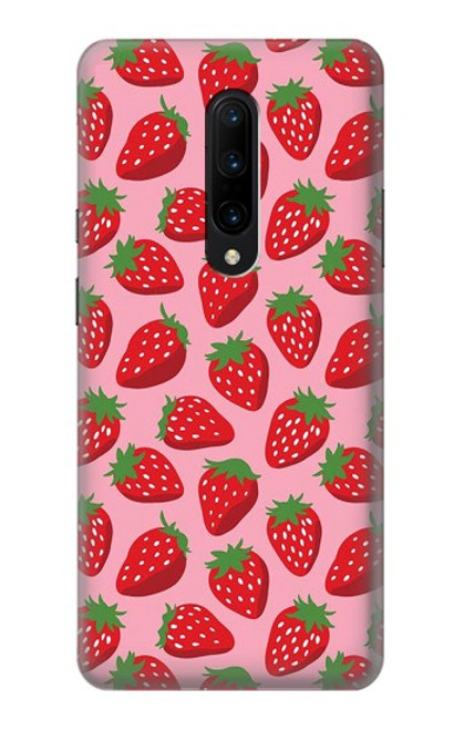 S3719 Strawberry Pattern Hülle Schutzhülle Taschen für OnePlus 7 Pro