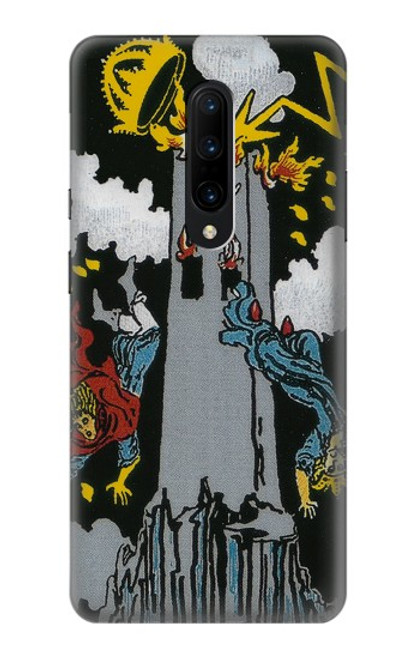 S3745 Tarot Card The Tower Hülle Schutzhülle Taschen für OnePlus 7 Pro