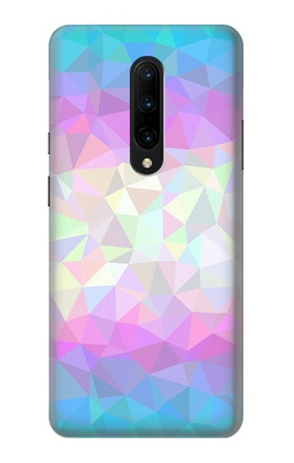 S3747 Trans Flag Polygon Hülle Schutzhülle Taschen für OnePlus 7 Pro