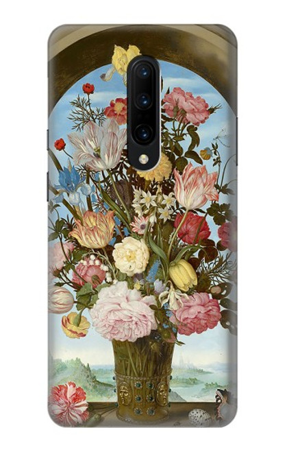 S3749 Vase of Flowers Hülle Schutzhülle Taschen für OnePlus 7 Pro